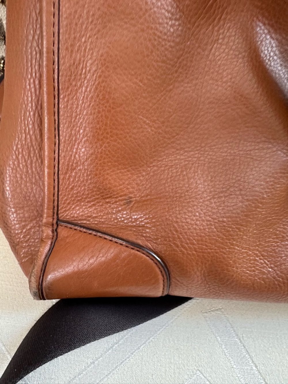 Coach Leather Weekender Bag - Brown - Picture 10 of 11